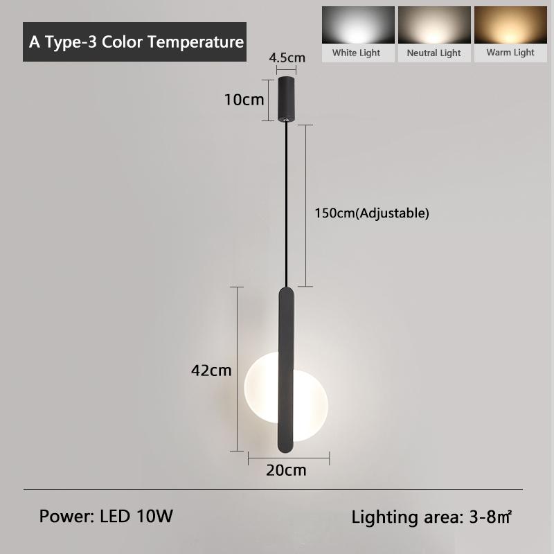 Современный высокий потолочный светодиодный подвесной светильник для прикроватного освещения гостиной, дизайн подвесного светильника с длинным кабелем