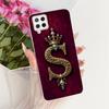 Для Samsung Galaxy A22 4G 5G Чехол для телефона с королевской короной и начальной буквой для пары Для Samsung A22 A225F Мягкий силикон ТПУ Чехлы Бамперы
