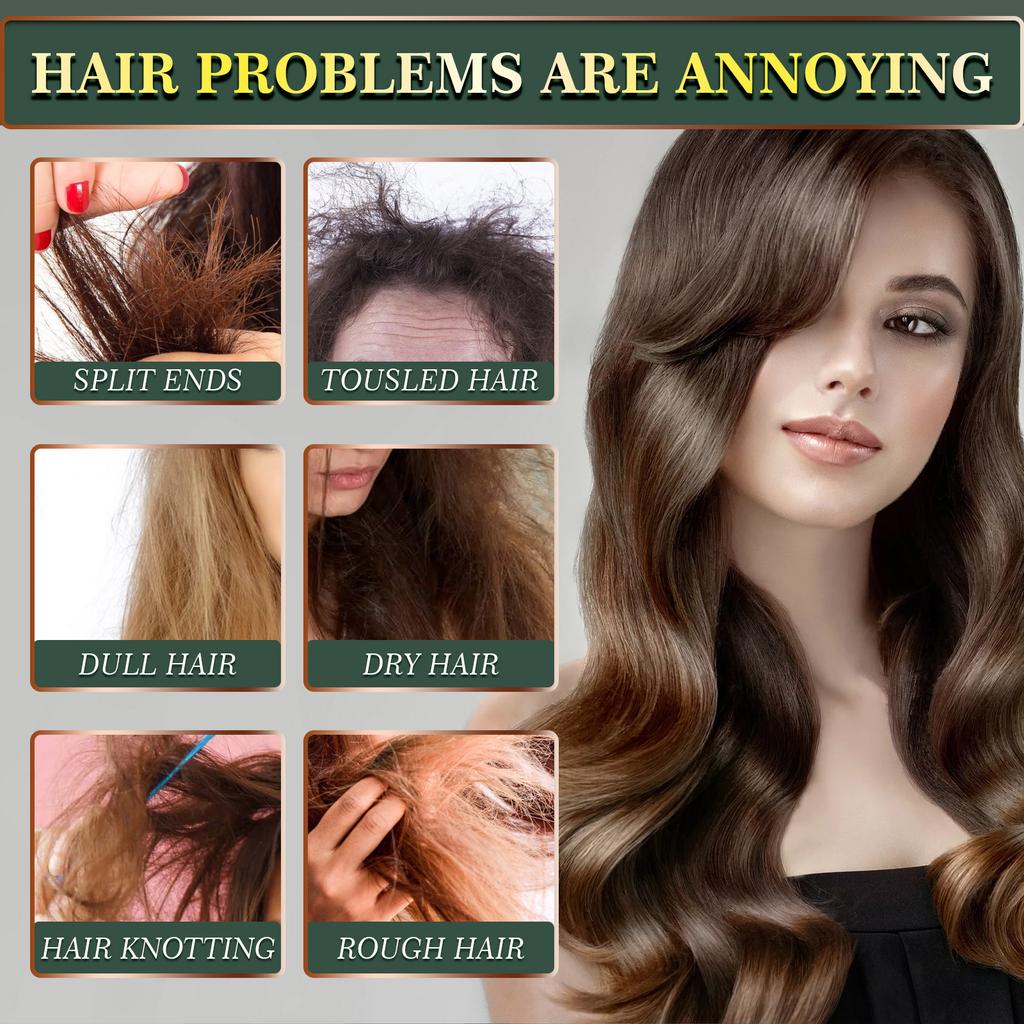 Ginger Hair Growth Oil Scalp Nourishing Treatment for Dry Damaged Hair, Anti-Breakage, Smooth Frizz