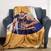 Golden State Warriors Blanket Soft & Cozy Suitable for Livingroom Office Seaside for All Seasons Stylish Decor