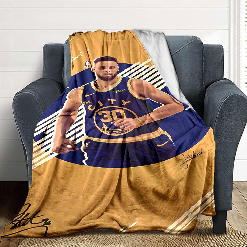 Golden State Warriors Blanket Soft & Cozy Suitable for Livingroom Office Seaside for All Seasons Stylish Decor