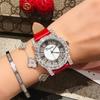 Roman Scale Rhinestone Heavy Industry Exquisite Watch Quartz Watch Fashion Versatile Waterproof Watch for Women