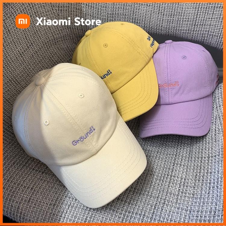 Xiaomi Корейский стиль японский минималистичный вышитая буква бейсболка женская уличная мода козырек изогнутый козырек мягкий верх модная студенческая кепка