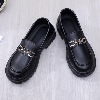 Новые маленькие кожаные туфли в британском стиле, ретро, весенние, одинарные, прямая трансляция