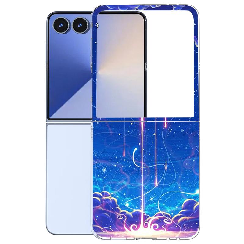 Жесткий ПК чехол для Samsung Z Flip 7 Ударопрочный чехол для телефона для Samsung Galaxy Z Flip 7 ZFlip7 Задняя прозрачная крышка Coque Funda 2025