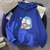 Bubble Boba Milk Tea Cartoon Hoodies Women Penguin Graphic Sweatshirts Unisex Clothes Kawaii Anime Harajuku Plus Size Hoodie