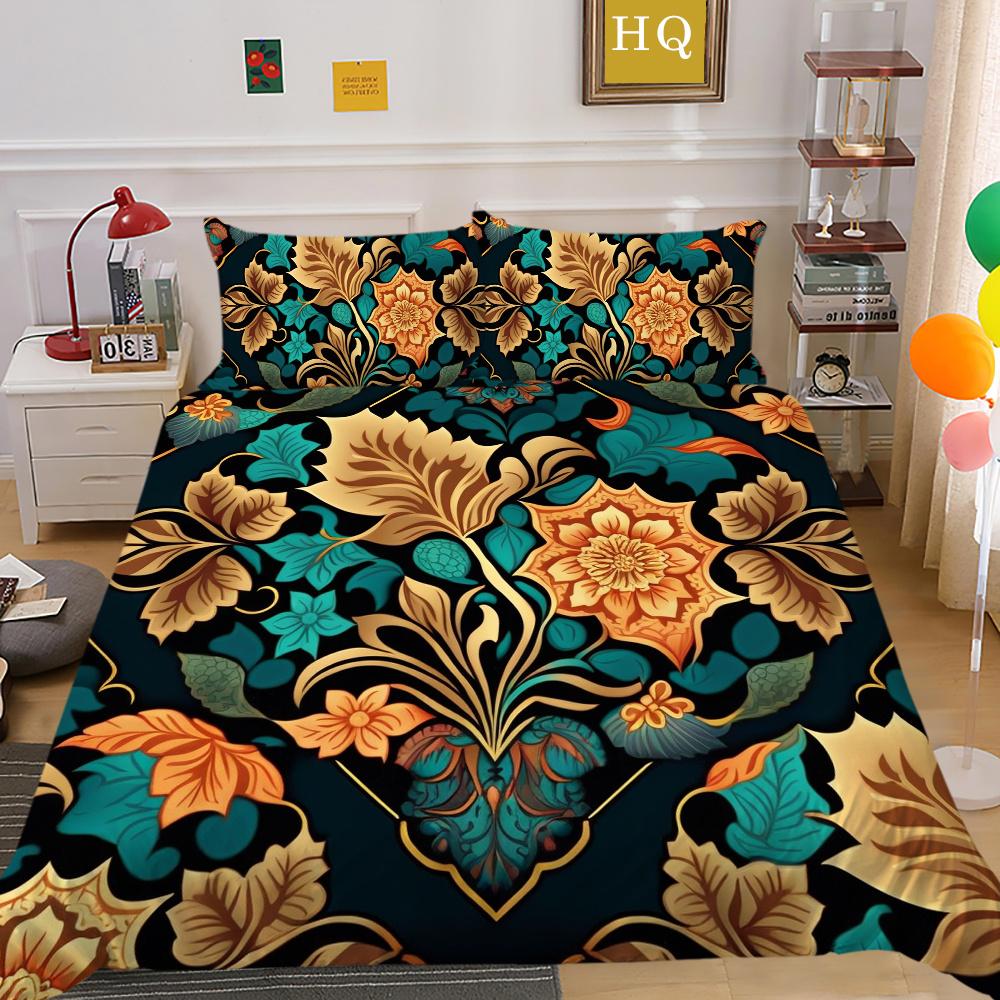 Комплект постельного белья высокого качества с принтом пейсли, детское покрывало, двойной размер, полиэстер, домашний текстиль