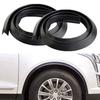 2Pcs 2cmx1.5m Universal Car Wheel Tire Eyebrow Fender Strip Protector Mudguard