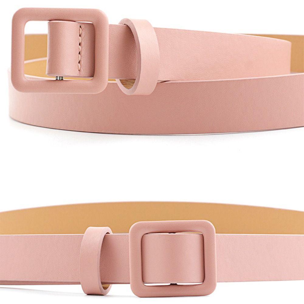 Кожаные ремни для брюк из искусственной кожи, кожаный ремень в стиле ретро, ​​прочный женский пояс для платья для девочек