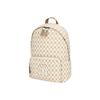 MLB Monogram Series NY Yankees Retro Floral Print Casual Nylon Backpack Unisex Backpack Beige 32BG10941-50B