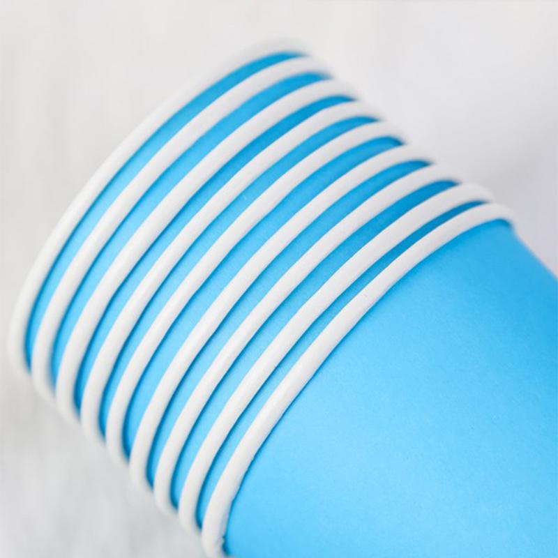 10 шт. 9 унций 250 мл твердый плотный бумажный стаканчик одноразовый стаканчик свадьба день рождения вечеринка праздник одноразовая посуда