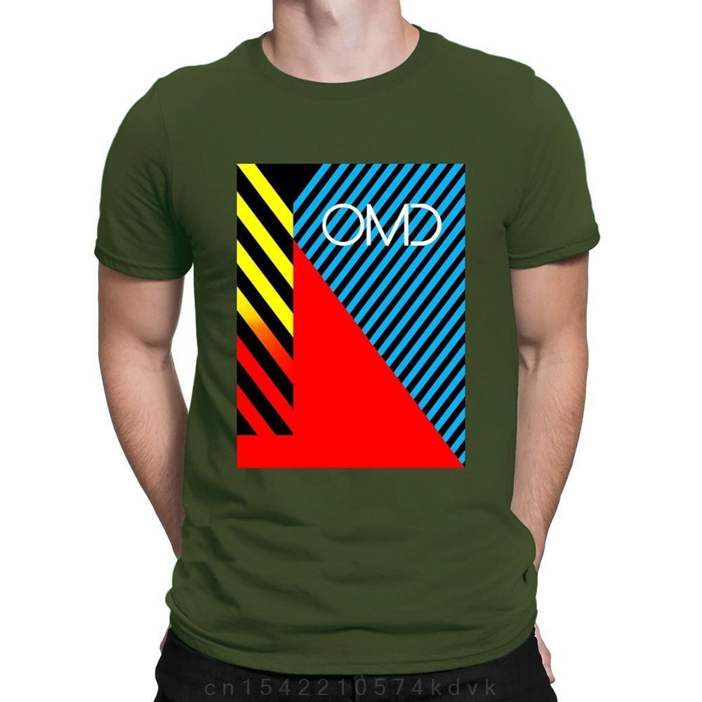 Забавная футболка Omd New Wave Топ Хлопок Простая Личность Для Мужчин Уникальный Умный Летний Стиль Высококачественная Печать Футболки