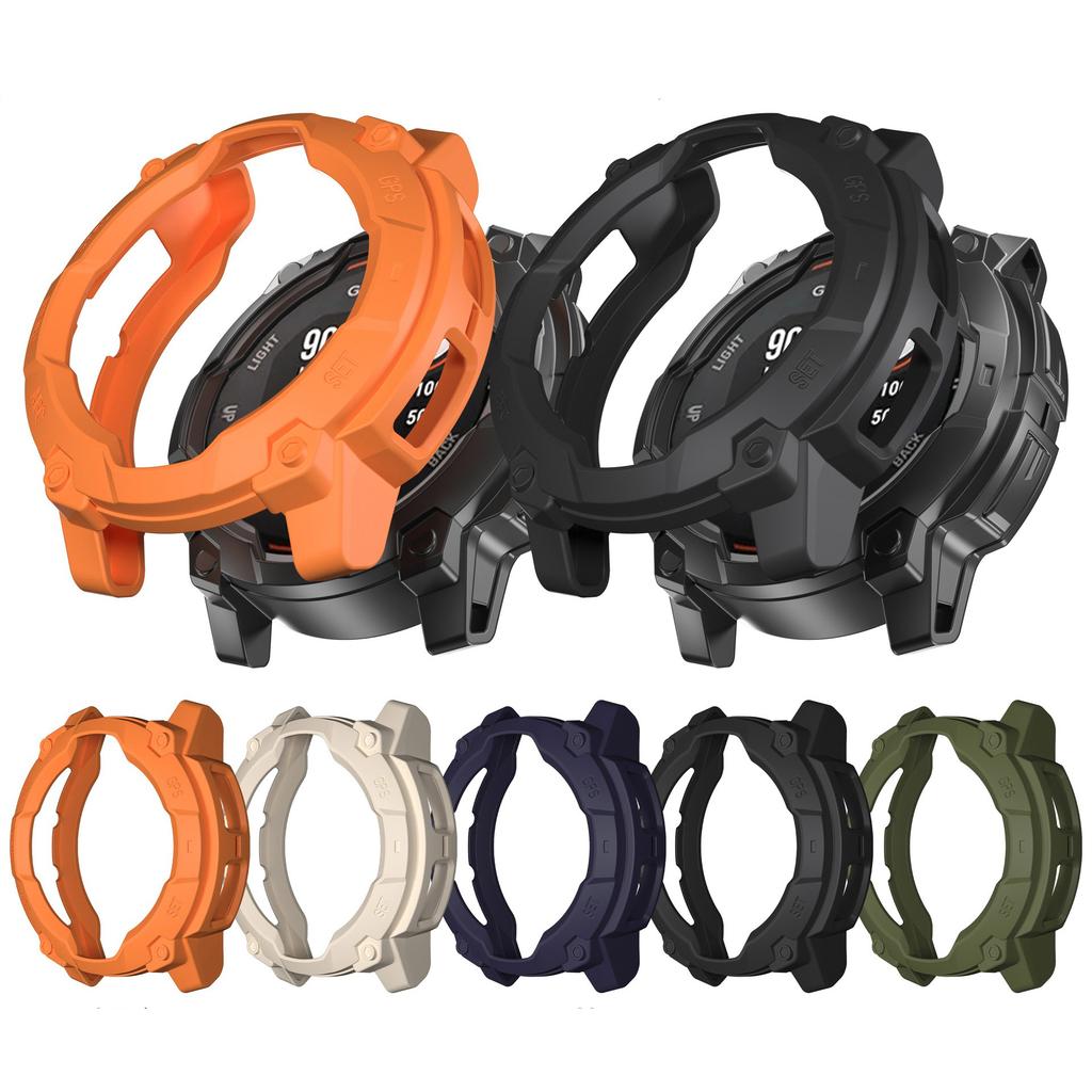 Чехол-ракушка из ТПУ для умного браслета Garmin Instinct 3, Защитный чехол 45 мм/50 мм, Рамка часов для Garmin Instinct3, Безель