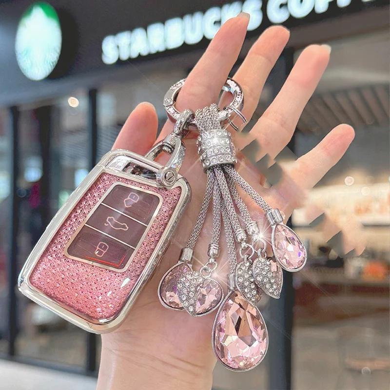 Car New Fashion for VW Volkswagen Passat B8 Tiguan Magotan Golf for Skoda Kodiaq Superb A7 R Remote Smart Key Case Cover Fob Bag