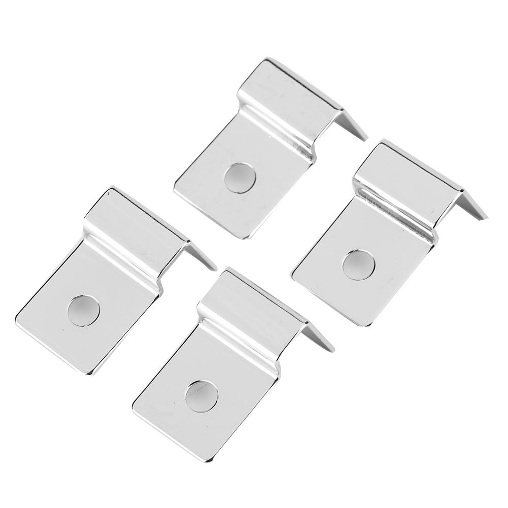 4Pcs Stainless Steel Fish Tank Support Bracket Aquarium Glass Cover Clip