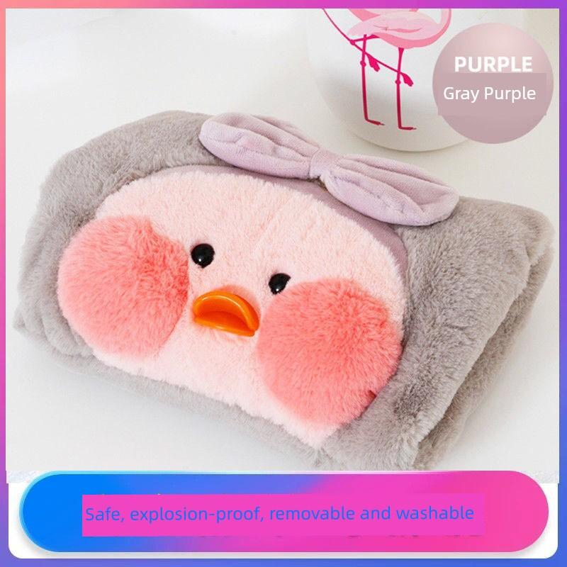Hot Water Bottle, Rechargeable, Explosion-Proof, Genuine Product, Water-Filled Warm Water Bag, Bed Warmer, Electric Heating Bag for Abdomen, Belly