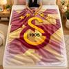 Flannel BlanketGalatasaray FC Warm Soft Throw Blanket for Indoor Sofa Bed Living Room Use