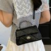 2025 лето новая маленькая квадратная сумка нишевый дизайн сумка-тоут женская бриллиантовая высококлассная модная универсальная сумка через плечо