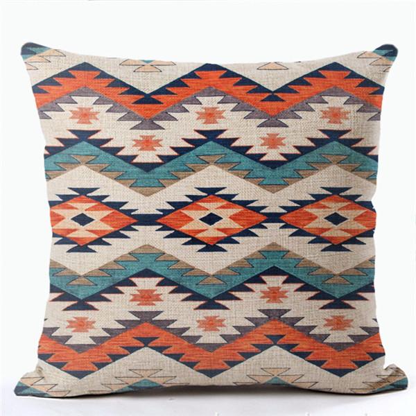 Ethnic Bohemian Throw Pillow Cover Bedroom Sofa Car Pillowcases Pillow Lumbar Pillow Sofa Pillowcase