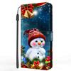 Рождественская кожаная книжка-чехол для Samsung Galaxy A02 A32 4G A12 Чехол для телефона Galaxy A 32 A22 5G M02 A52 A72 M32 Кошелек Чехол Сумка