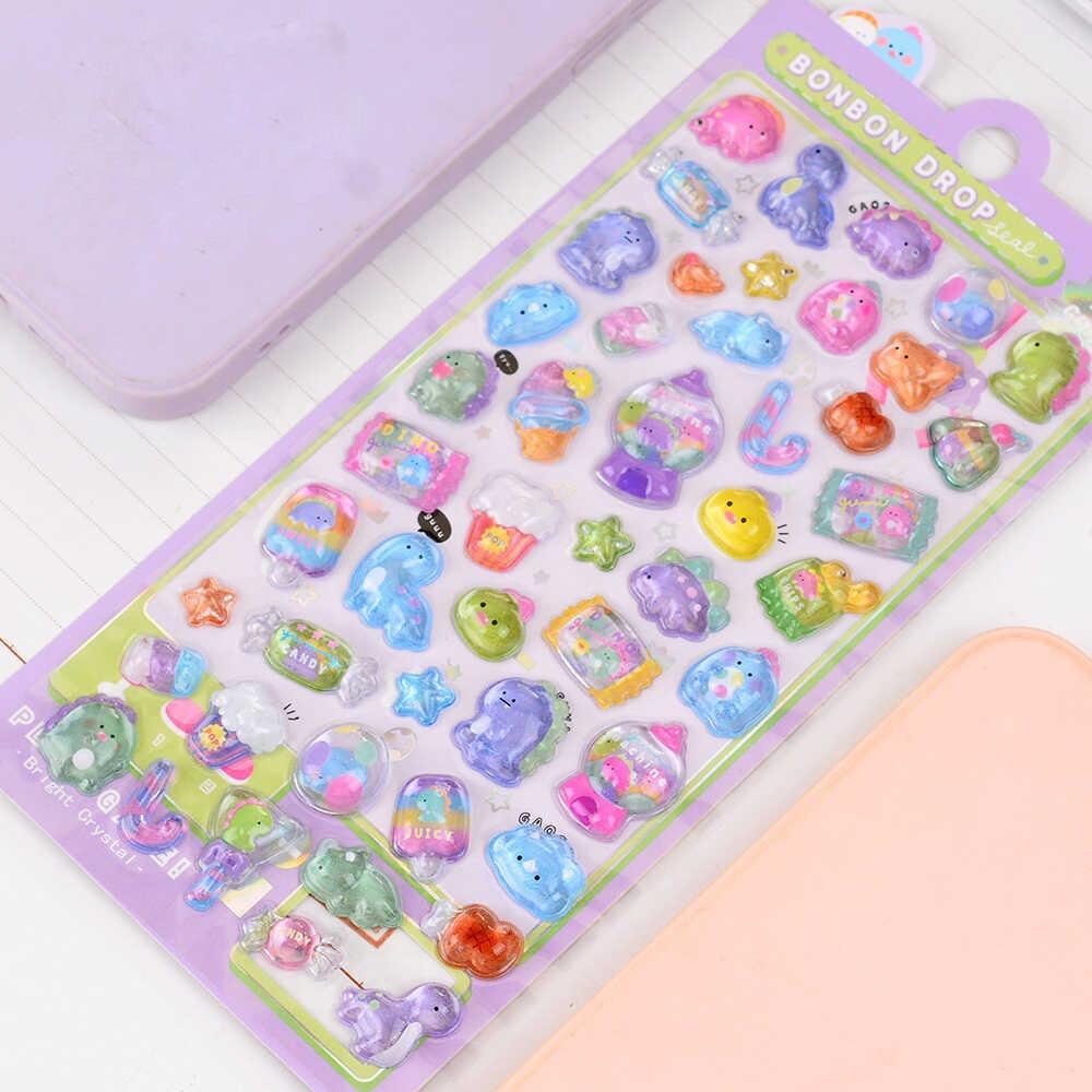 Mobile Phone Decoration 3D Stickers DIY Acrylic Diamond Patch Funny Gooka Decorative Stickers