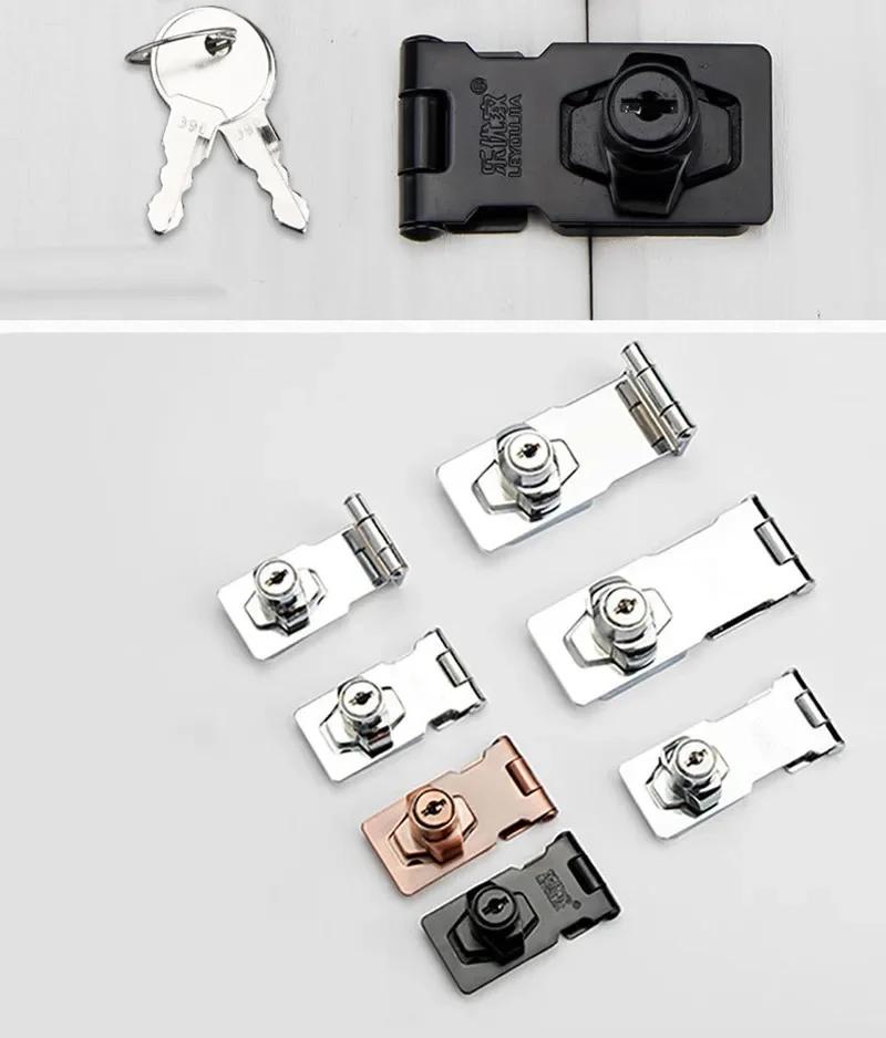 Household Lock Punch-free with Lock Drawer Locks Letter Box Locker Double Door Cabinet Office Cabinet Security Combination Lock