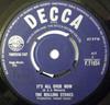 7-дюймовая пластинка ROLLING STONES Its All Over Now Good Times Bad F11934 Decca 1964 UK Rock Б/у