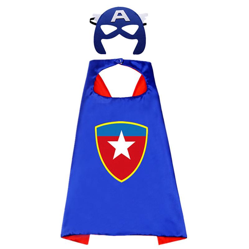 Kids' Superhero Cape & Mask Set for Halloween