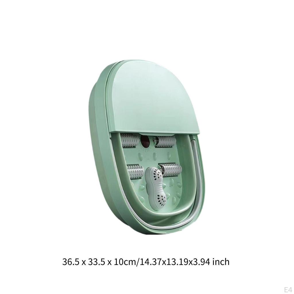 Складной массажер для ног СПА с контролем температуры, ванна для замачивания, переносные ролики для замачивания