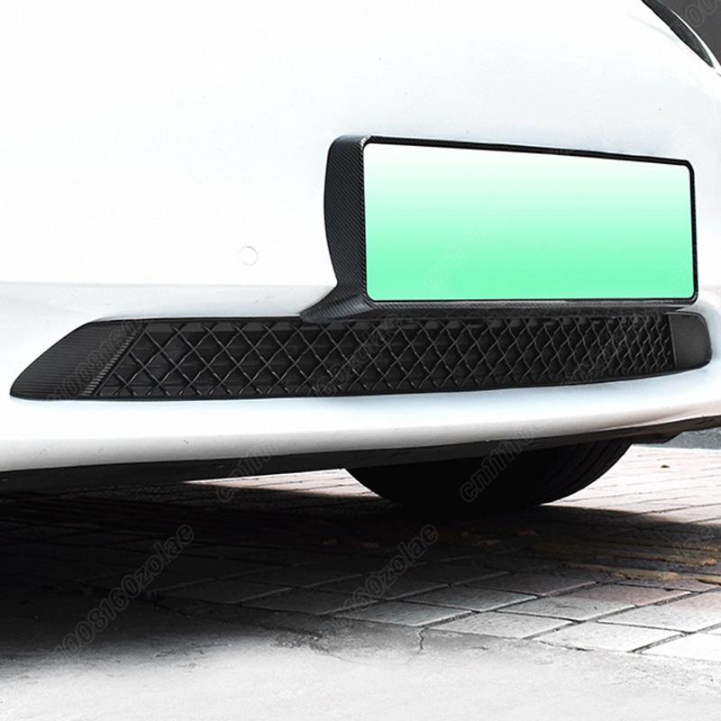 For Tesla Model 3 Model Y Automobile Honeycomb Style Front Bumper Air Intake Grille Sports Racing Radiator Protective Cover