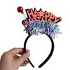 Luminous LED Light Hair Hoop Plastic Ball Children Birthday Hair Bands  Female/Children