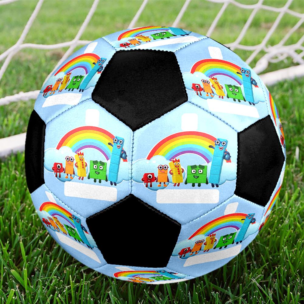 Numberblocks Theme Size 5 Soccer Ball, Suitable for Both Indoor and Outdoor Matches, a Gift Suitable for Everyone.