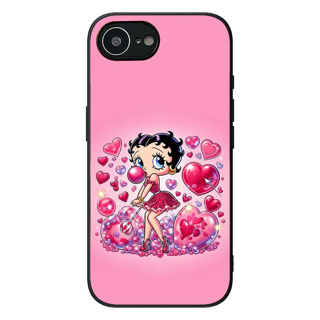 Чехол для телефона Kawaii B-Bettys Аниме B-Boops для Xiaomi Redmi Note 13 A3 A4 14 Pro Plus 9T 14C 13C 9C NFC + Pro+ 5G 4G Мягкий чехол