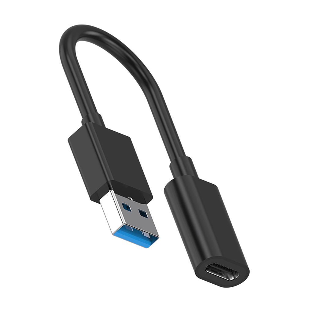 Кабель-адаптер USB3.0 папа к USB C мама 5 Гбит/с для быстрой зарядки и передачи данных, переходной шнур для цифровых гарнитур
