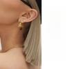 Qixi Festival Gift Three-layer Spiral Twisted Earrings Do Not Fade Niche Earrings Women