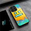 Игровой чехол для телефона G-Geometry Dash Для IPhone 17 Pro Max 15 Pro 16 14 Plus 12 13 Mini 11 Pro Ударопрочный стеклянный чехол