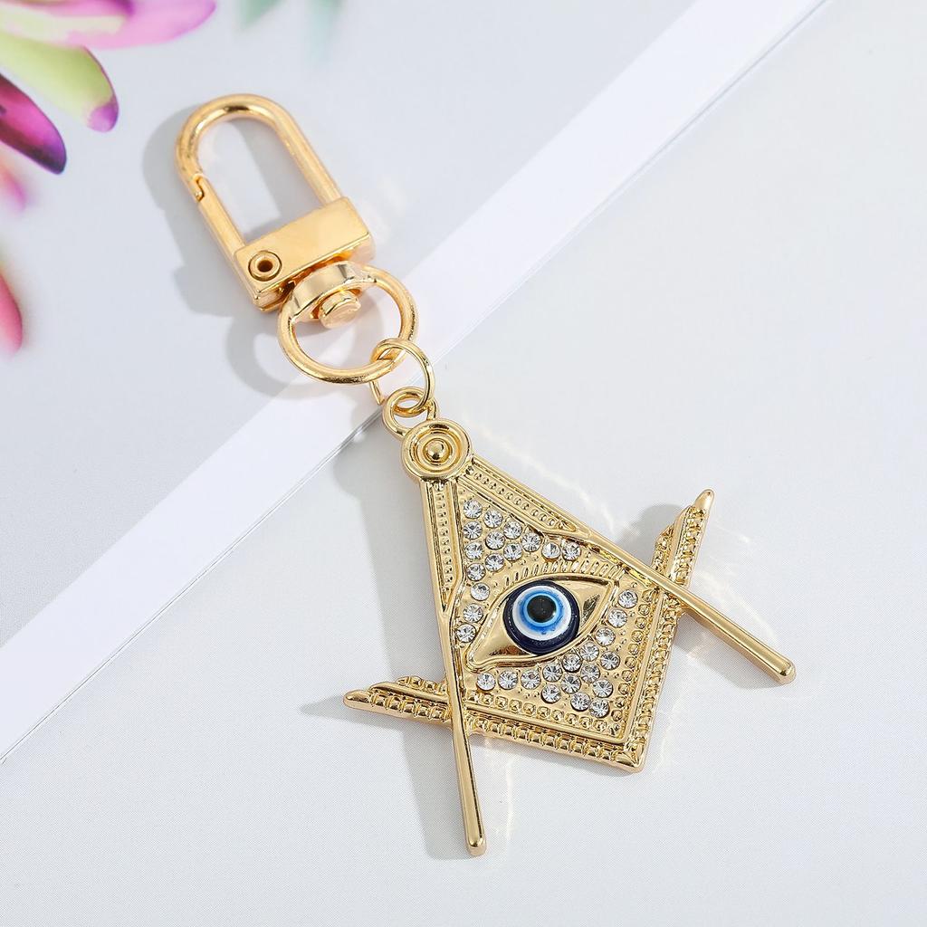 Key Ring Holder Bag Pendant Evil Eye Keychain Buddha Hand Keychains Hamsa Hand Keyring Amulet