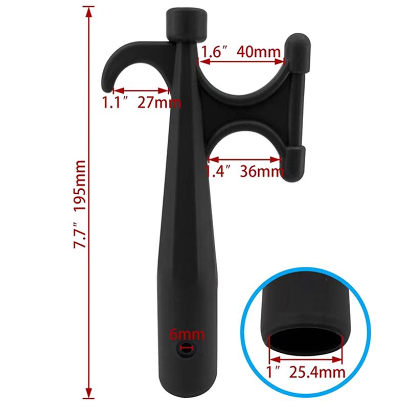 Нейлоновый лодочный крюк Устойчивый к ржавчине Головка крюка для лодок для швартовки Яхты Нейлоновая головка швартовочного крюка для лодки Заменить Верхние аксессуары для лодок