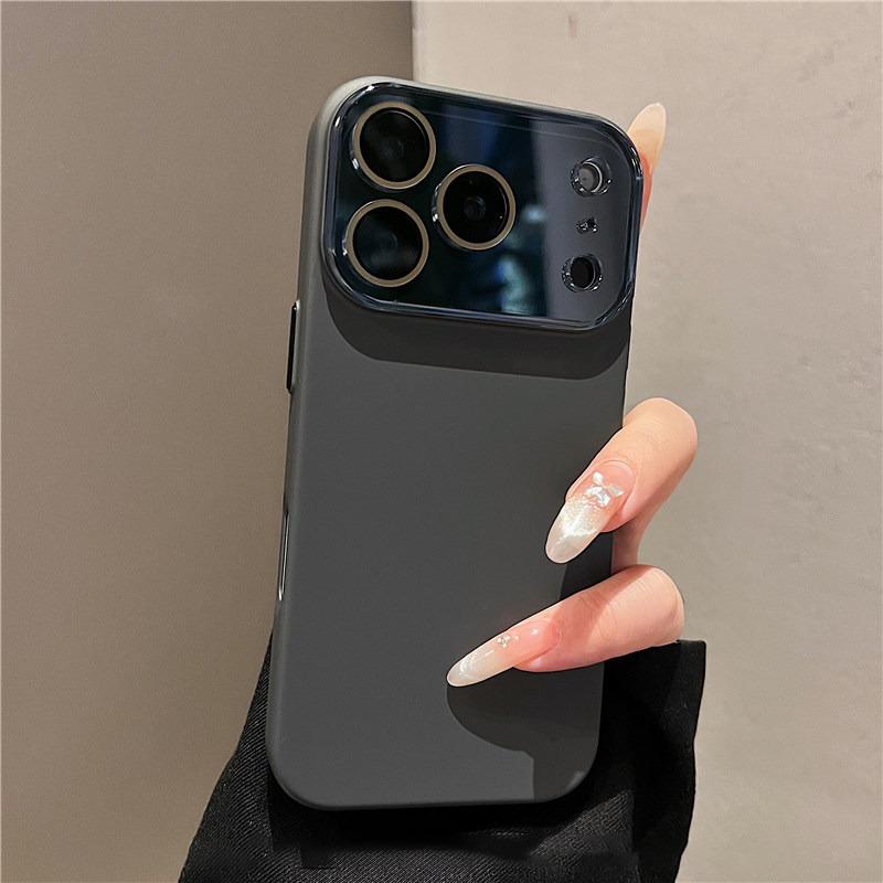 Роскошный Стеклянный Чехол-Окно для Телефона iPhone 17 16 Pro Max Жесткие Чехлы для iPhone 17 15 14 13 Pro Max Защитная Крышка для Камеры