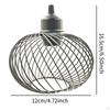 Hollow Metal Pendant Shade, Industrial for Dining Space and Teahouse