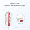 Кабель-контроллер ARGB 5V 3pin к SATA RGB-пульт дистанционного управления 1 на 4 Синхронизация Кабель-удлинитель для материнской платы для ПК Охлаждающий вентилятор Световая лента