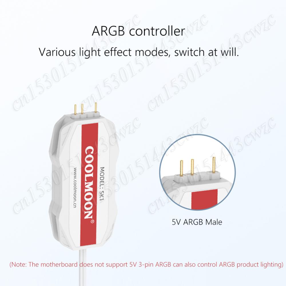 Кабель-контроллер ARGB 5V 3pin к SATA RGB-пульт дистанционного управления 1 на 4 Синхронизация Кабель-удлинитель для материнской платы для ПК Охлаждающий вентилятор Световая лента