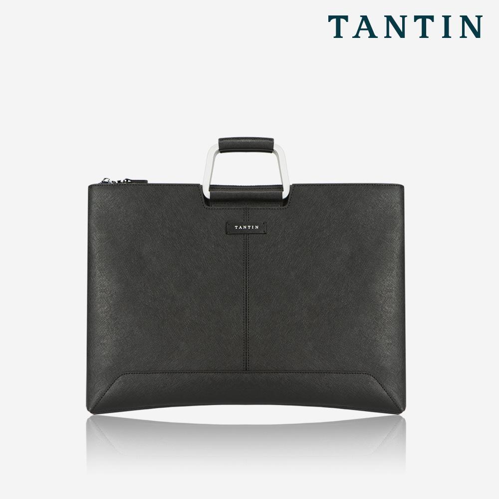 Tantin Taylor Men'S Leather Briefcase T11003 Black / Medium