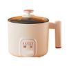 Мини электрическая плита, AU PLUG Electric Hot Pot 1.8L Мини многофункциональная электрическая лапшаница с ручкой для дома, общежития, офиса