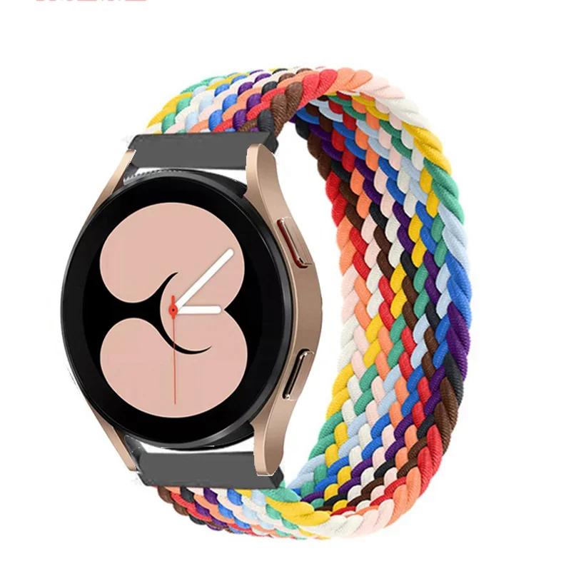 20 мм 22 мм ремешок для Samsung Galaxy watch 4 5 6 Pro Classic Gear S3 44 мм 40 мм 45 мм браслет correa Huawei watch GT 2e 3 4 ремешок