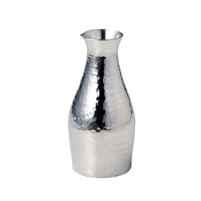 Yamaco Stainless Steel Hammered Sake Bottle 29080 Double-Layer