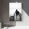 Черно-белые модные женские фотографии Мисс Коко, холст, картина, настенное искусство, бикини, сексуальные женские постеры, пейзажные принты, гостиная