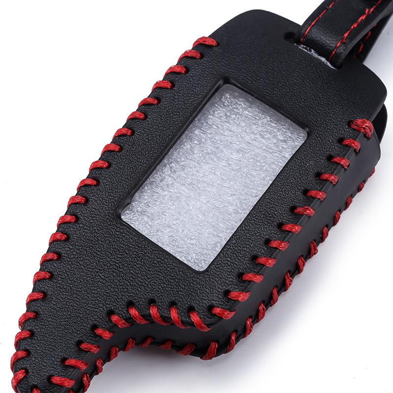 Car Leather Protection Case for Russia Magicar M5 / M7 Magicar 7 Auto Keychain Key Case Cover Protector Accessories