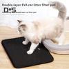 Cat Litter Mat Waterproof Urine-Proof Litter Trapping Mat Honeycomb Double Layer Design Non-Slip Cat Litter Box Mat Kitten Supplies