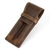 Handmade Pen Pencil Case Leather Desktop Organizer Retro Pen Pouch Holder  Stationary